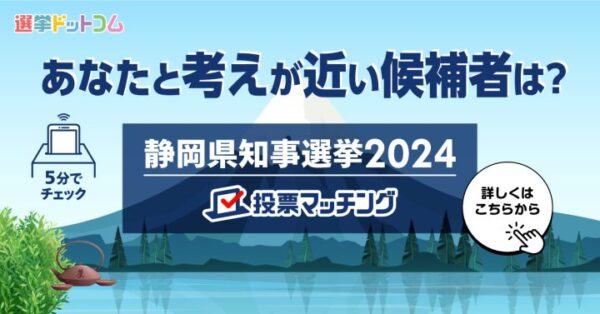 静岡県知事選投票マッチング